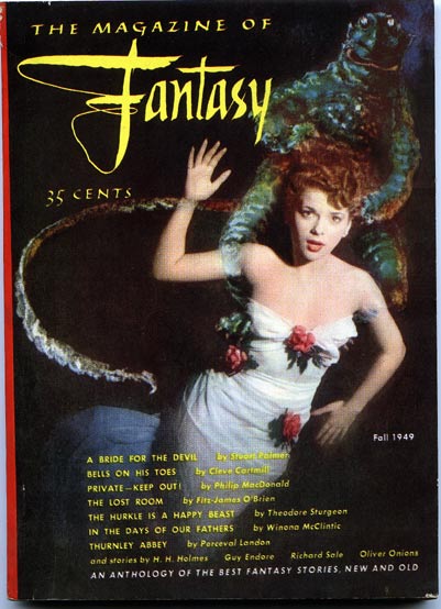 Magazine cover: The Magazine of Fantasy, Issue #1, 1949